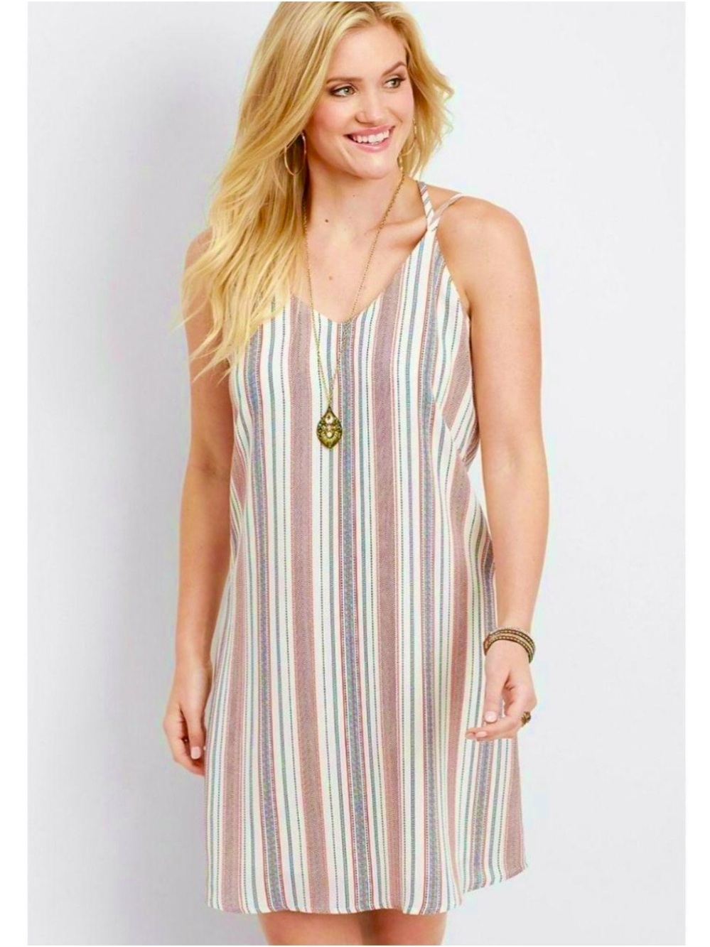 Women’s Striped Mini Dress